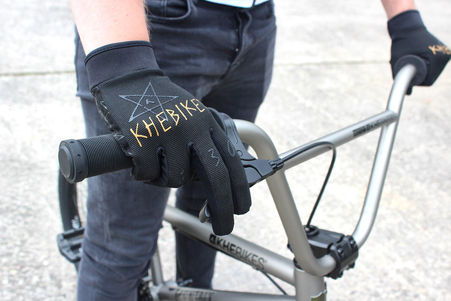 BMX HANDSCHOENEN 4130 VOLWASSEN ZWART L KHEBIKES 3/5