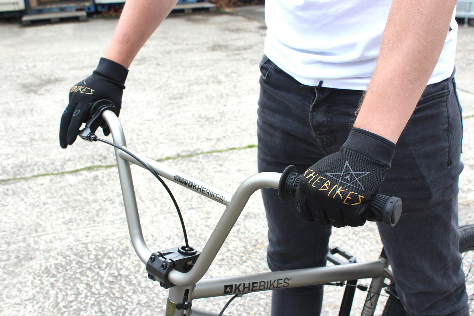 BMX HANDSCHOENEN 4130 VOLWASSEN ZWART L KHEBIKES 4/5