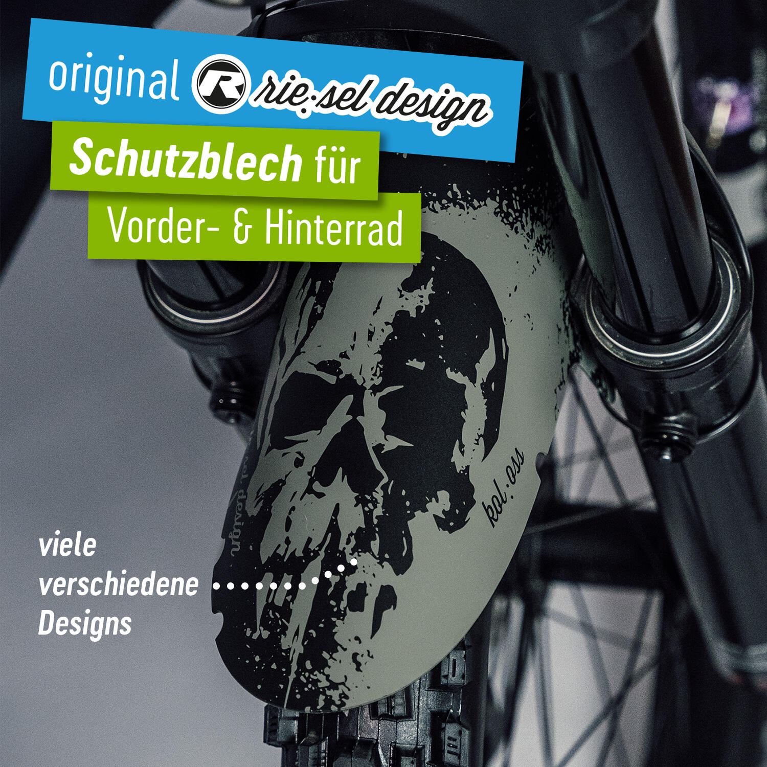Riesel Design® Mudguard - kol:oss - XL MTB Schutzblech 24-29 zoll 2/8
