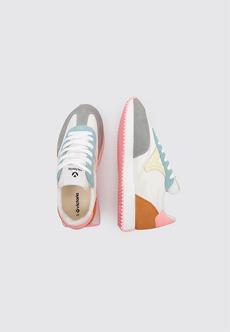 Chaussures Deportivas Mujer Victoria COSMOS SERRAJE MULTICOLOR & NYLON Orange 5/5