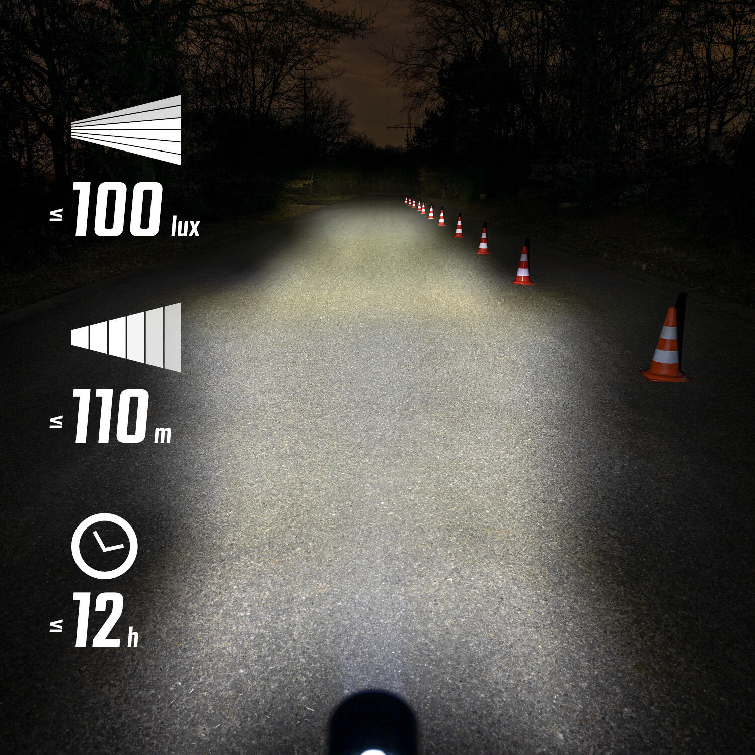 Sigma Aura 100 USB Headlight and Blaze Link Taillight Set 3/7