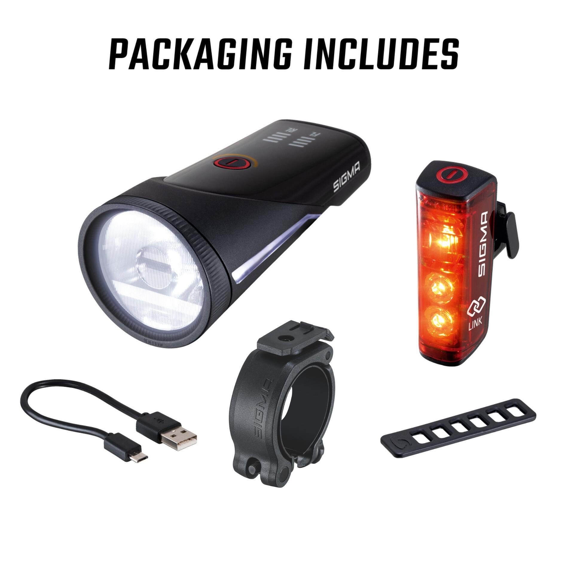 VERLICHTING VOOR/ACHTER AURA 100 / BLAZE LINK - SCHROEFBEUGEL 7/9
