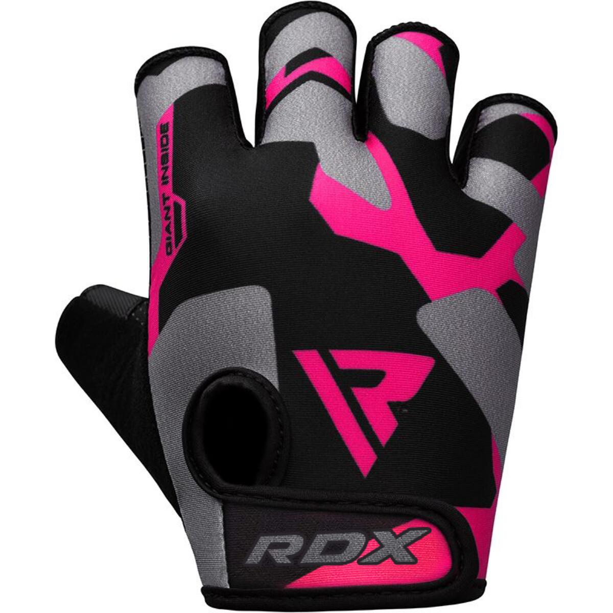 RDX F6 Pink Weightlifting Gym Gloves 6/6