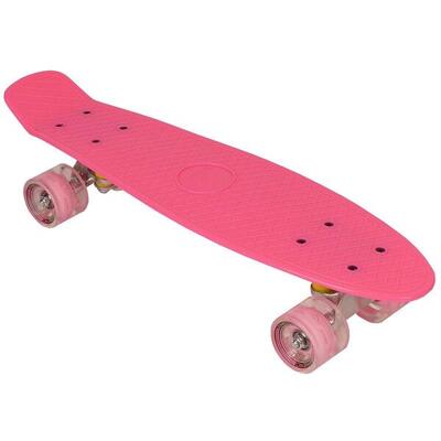 Plastik-Skateboard mit LED-Rädern
