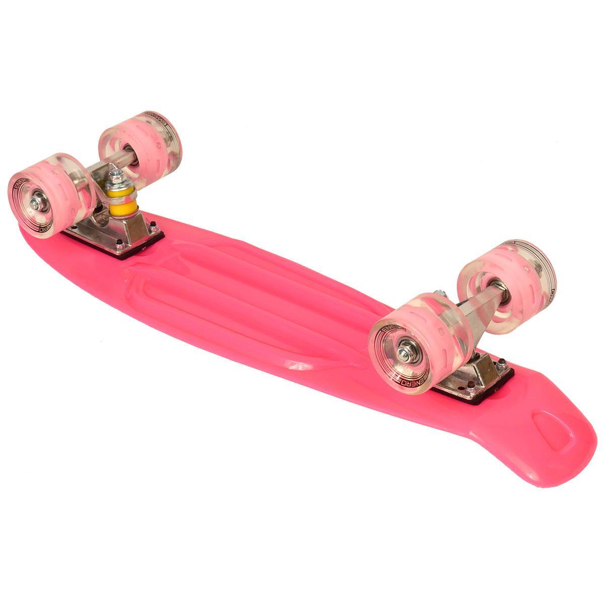 Enero Plastik-Skateboard mit LED-Rädern 3/7