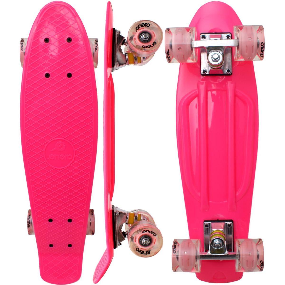 Enero Plastik-Skateboard mit LED-Rädern 6/7