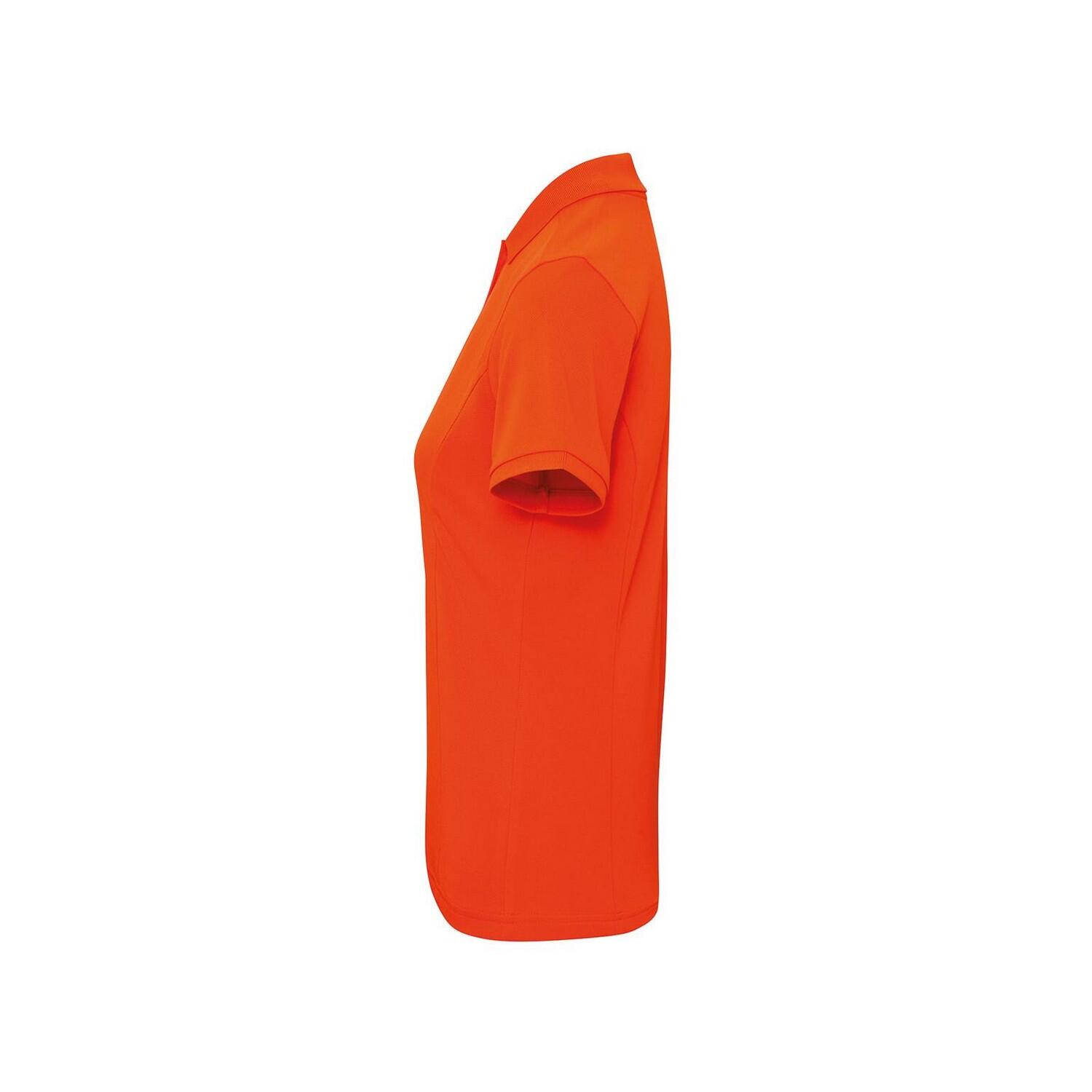 Poloshirt für Damen Orange 3/4