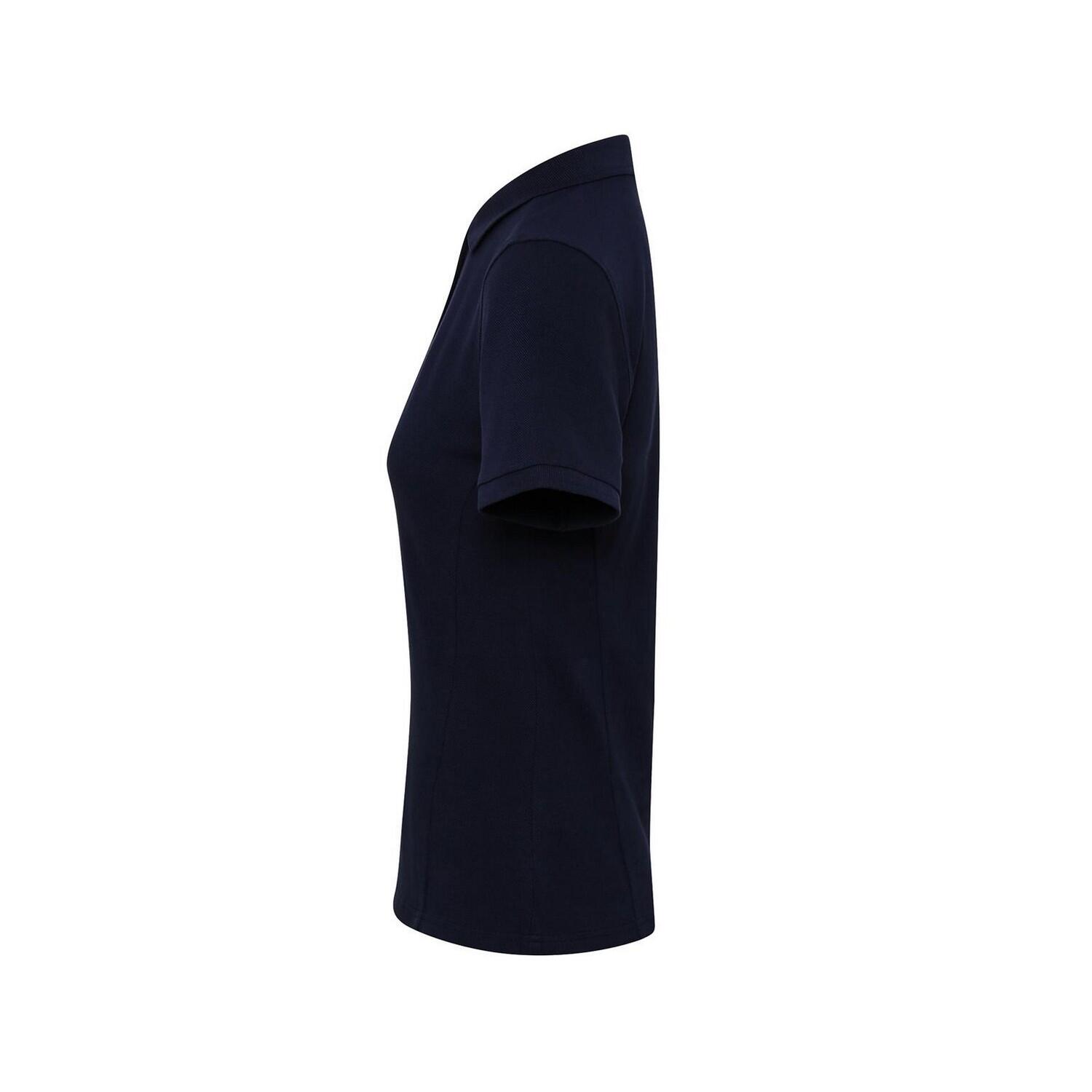 Poloshirt für Damen Marineblau 3/4