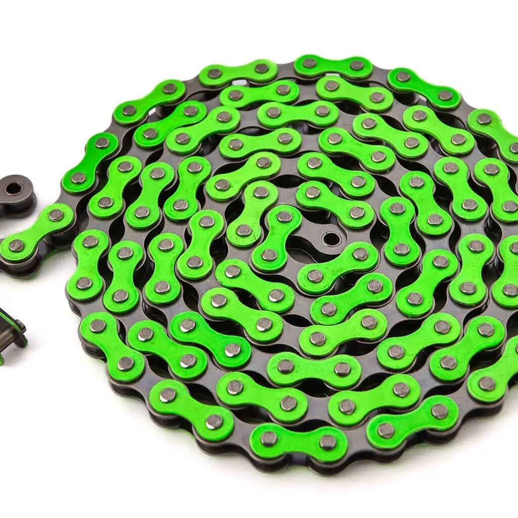 BMX Chain Green 1/2‘ x 1/8’ Steel KHEBIKES