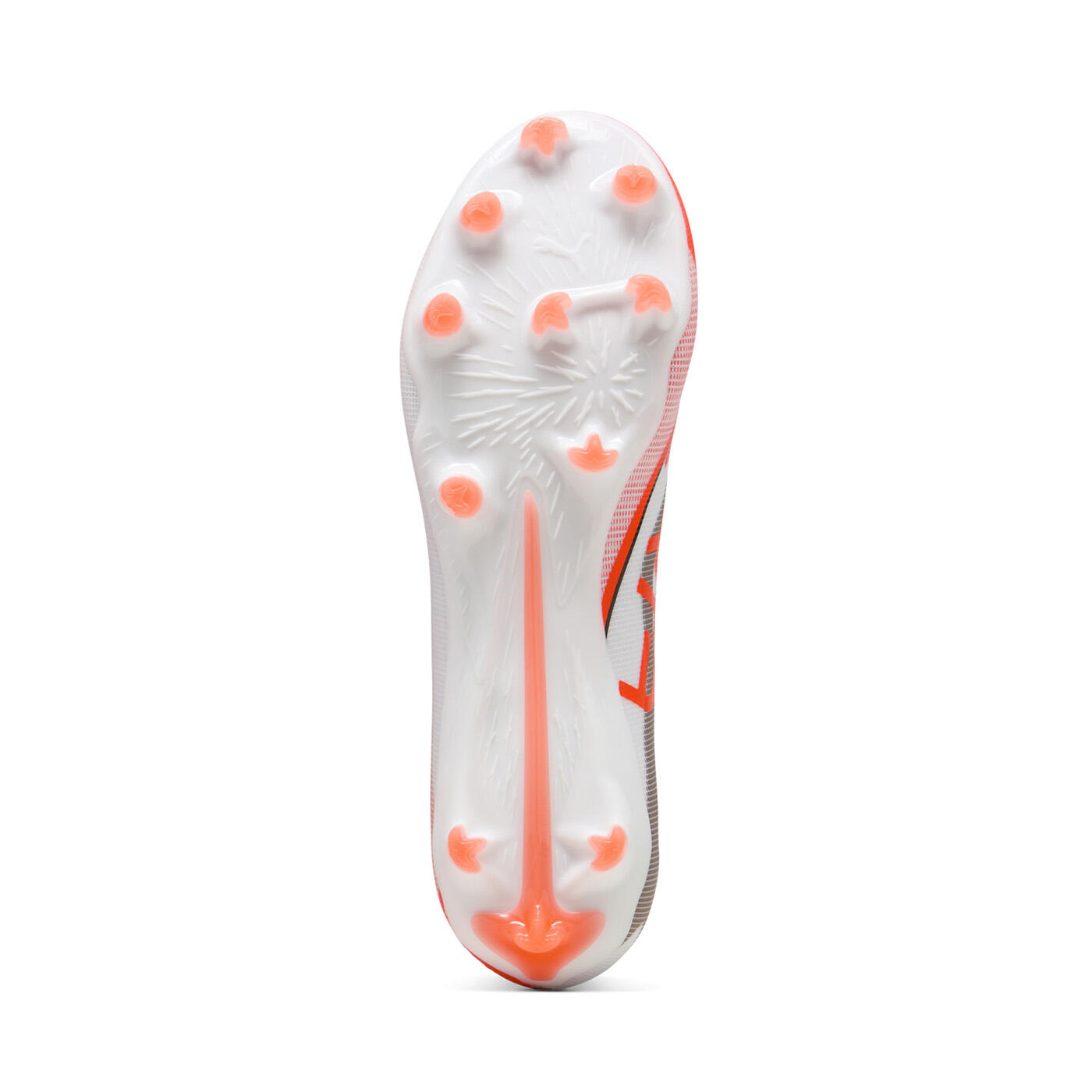 Scarpe da Calcio Puma Ultra 5 Match FG/AG Bianche e Arancioni 2/7