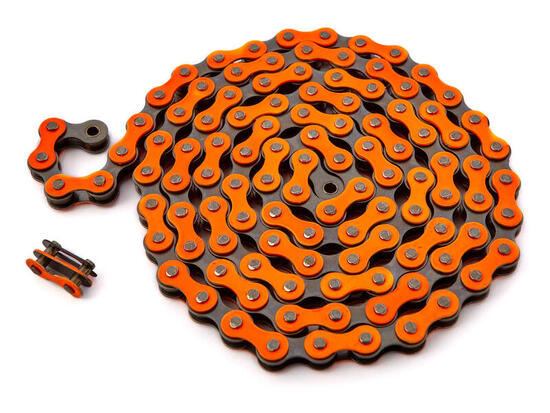 CATENA BMX VERDE 1/2 "x1/8" ACCIAIO KHEBIKES