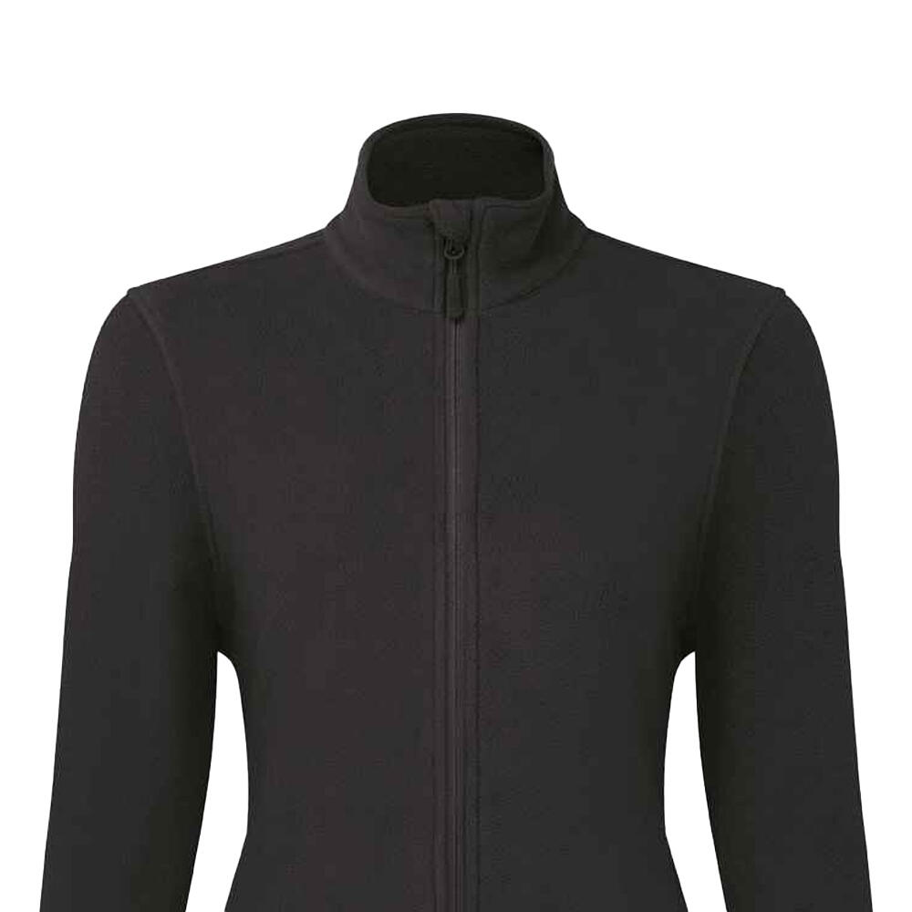 Giacca In Pile Cerniera Su Intera Lunghezza Donna Premier Recyclight Nero 2/3