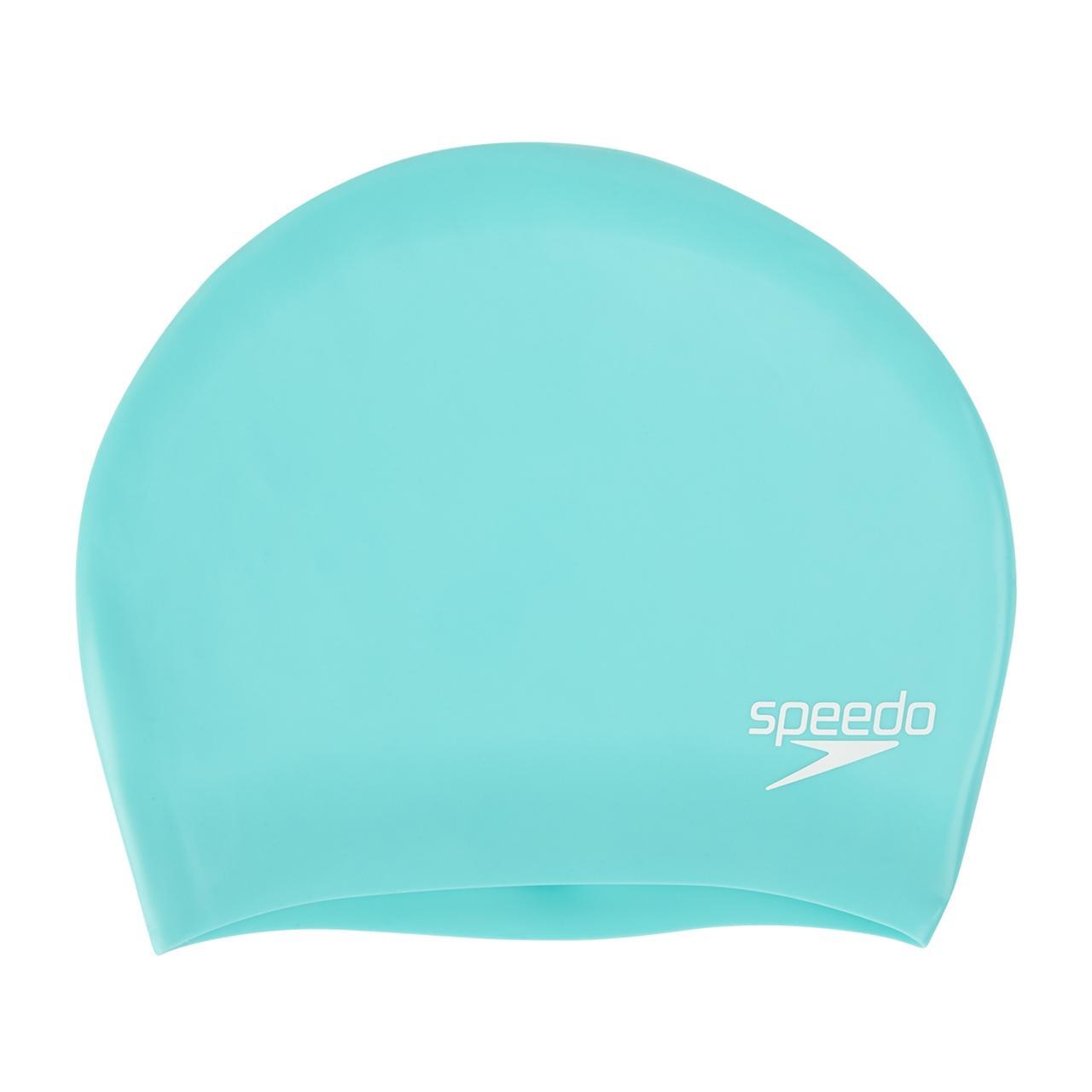 Unisex Adult 2024 Long Length Swim Cap (Green) 1/4
