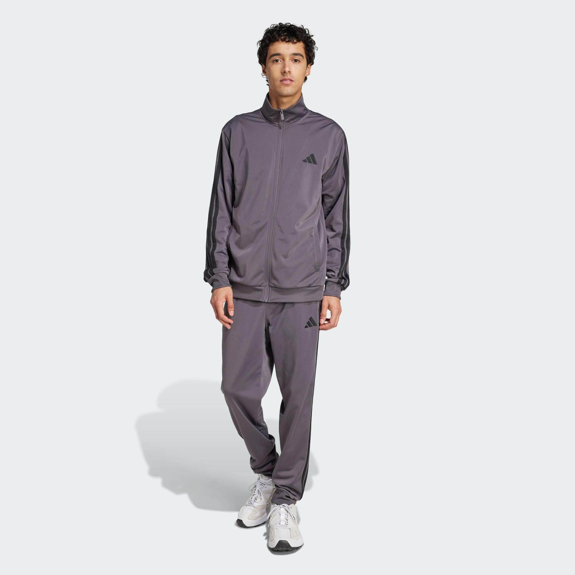 Fato de Treino em Tricô 3-Stripes Sportswear Basic