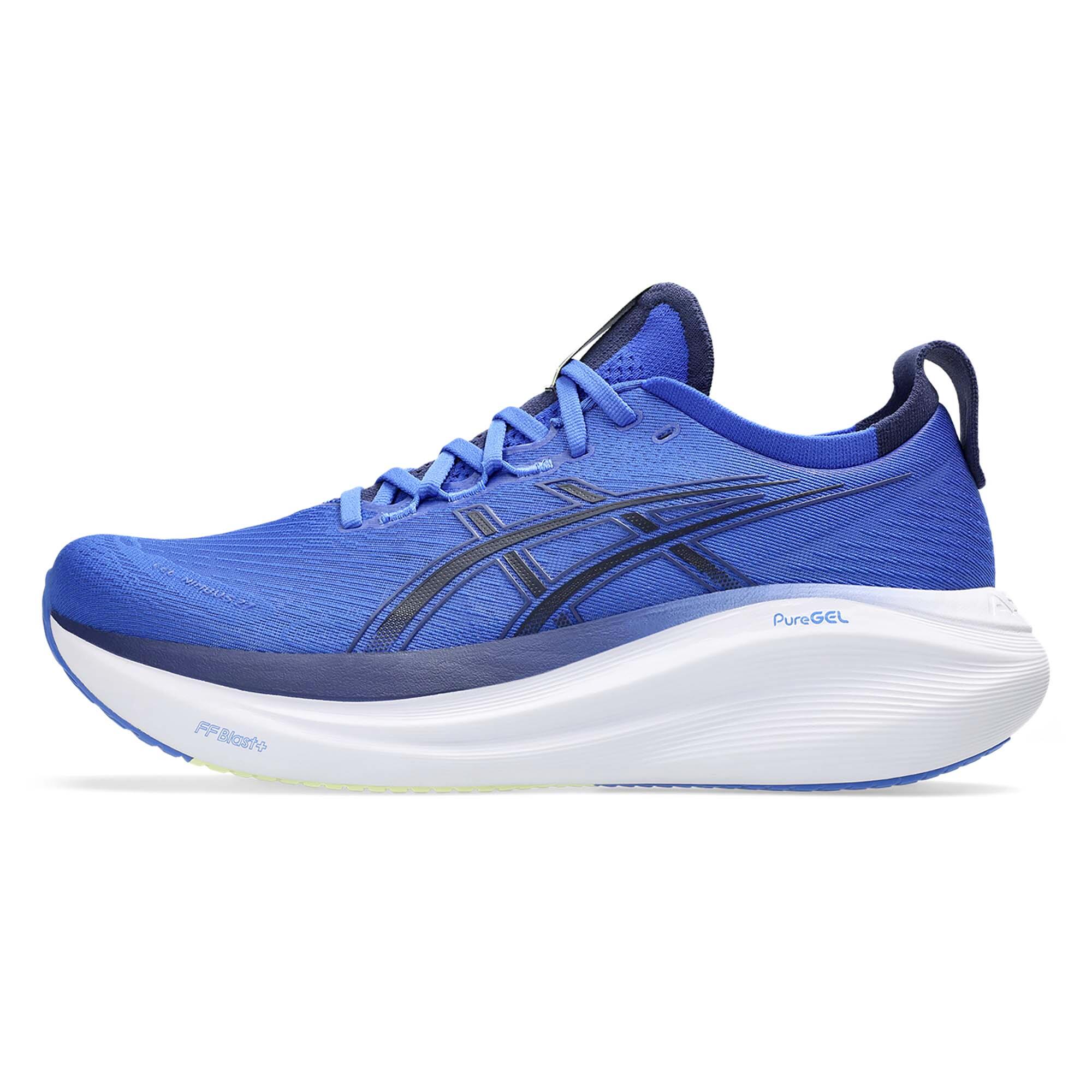 Asics - Chaussures De Running Asics Gel-nimbus 27 Adulte - Chaussures De Sport - Bleu - 44,5 - Decathlon