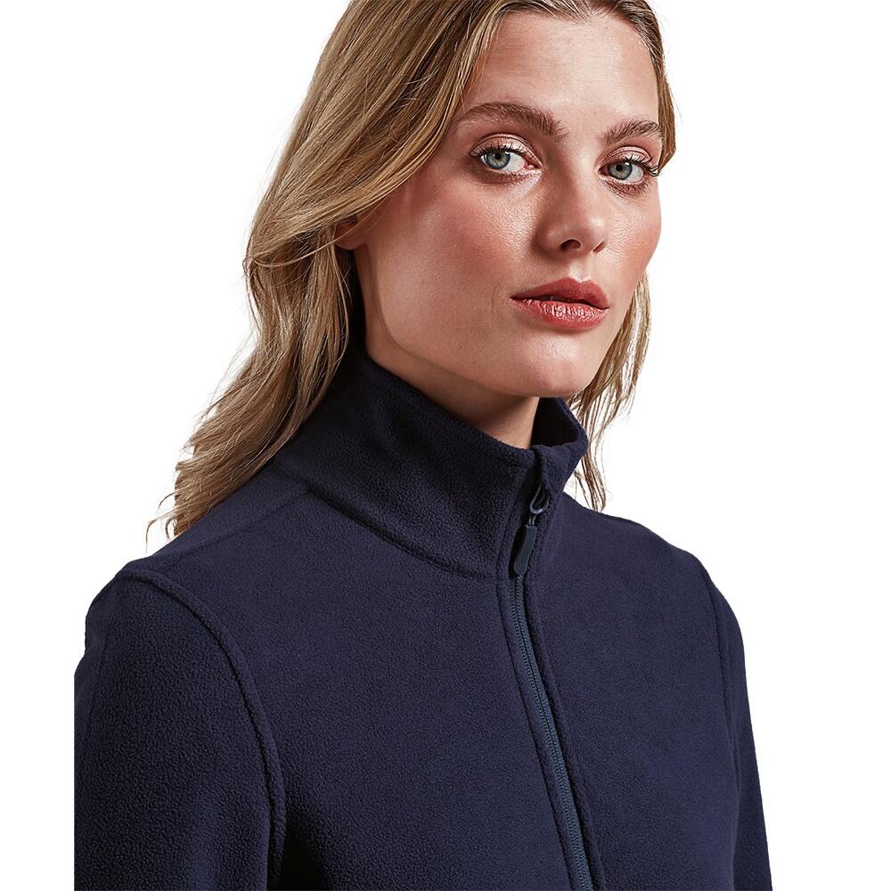 Giacca In Pile Cerniera Su Intera Lunghezza Donna Premier Recyclight Blu Navy 3/5