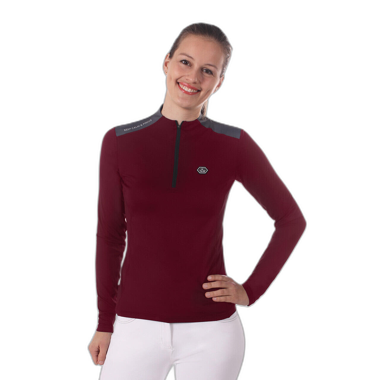 QHP Damespolo met lange mouwen QHP Utah