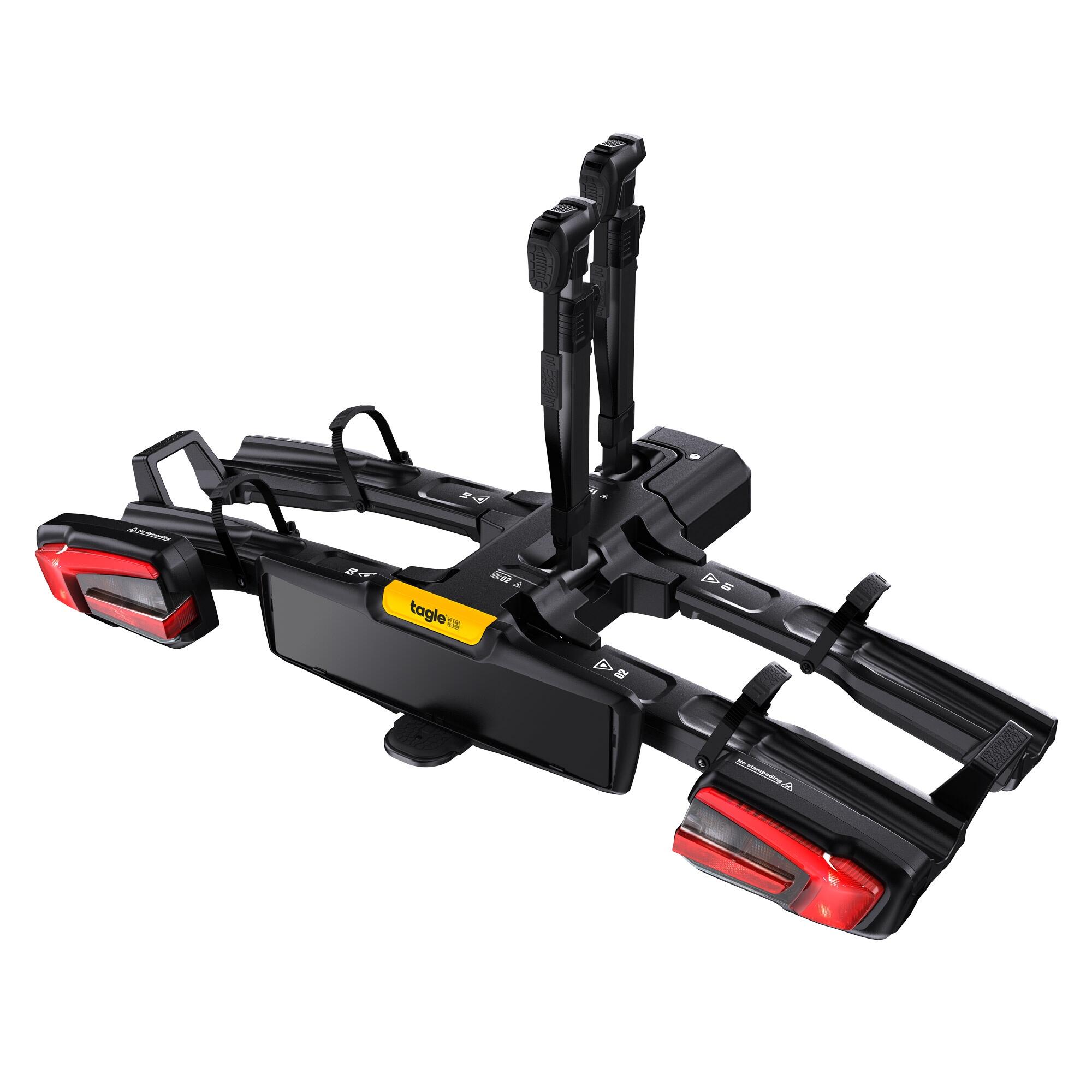GO BIKER Portabici GO BIKER TAGLE E-DYNAMIQ 2 per Biciclette Elettriche – Ribaltabile