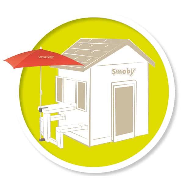Ombrellone rosso Smoby 2/4