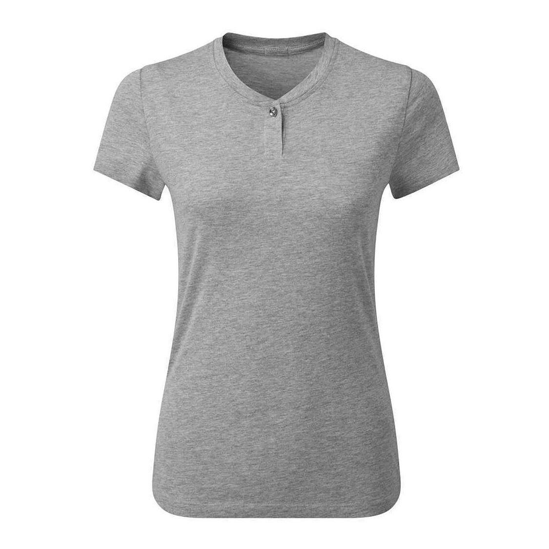 Womens/Ladies Comis Marl TShirt (Grey) 1/3