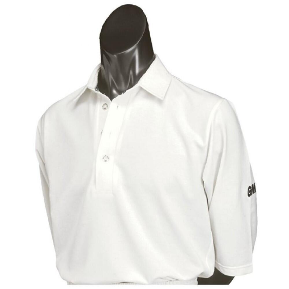 GUNN AND MOORE Unisex Adult Maestro Cricket Shirt (White)