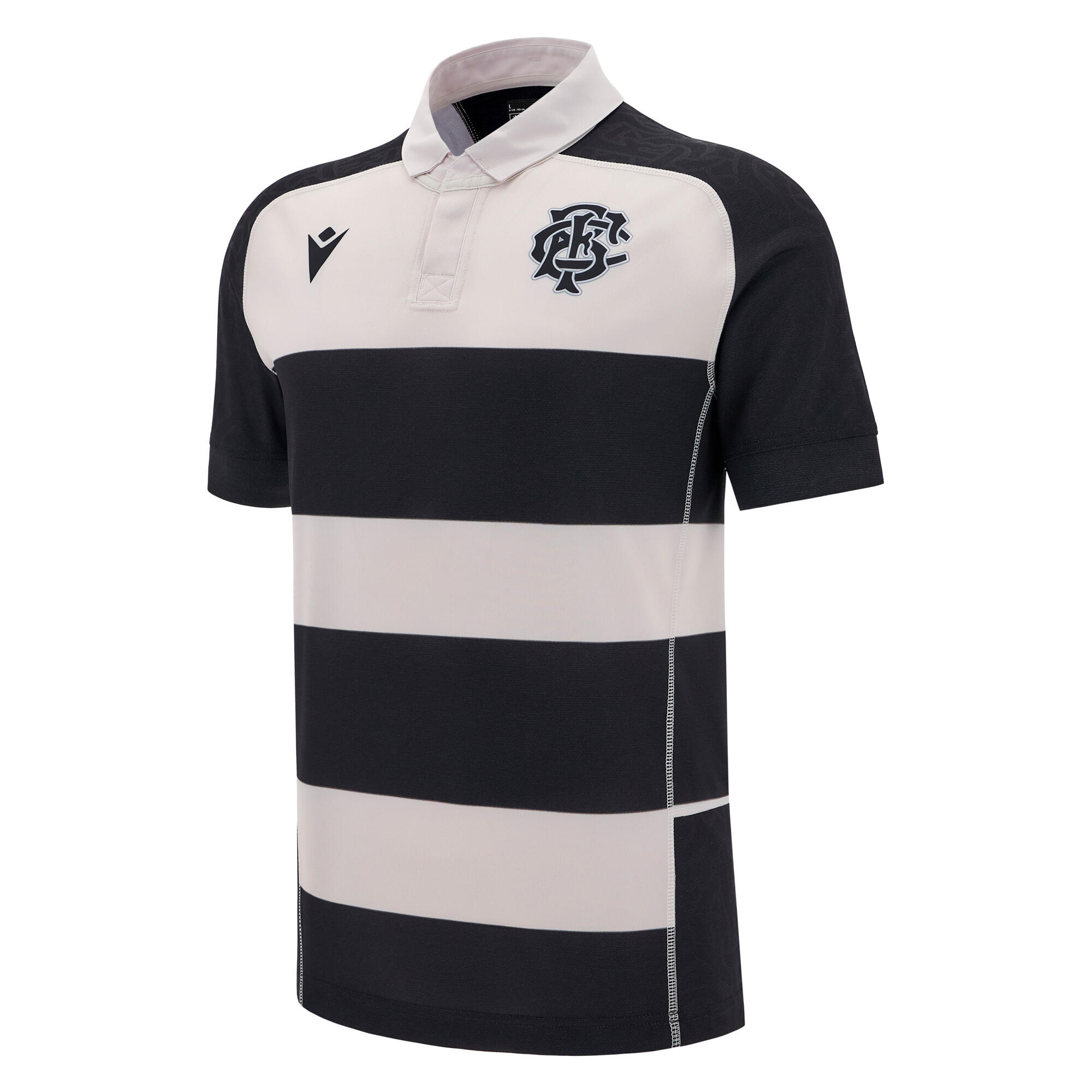 MACRON Barbarians F.C 2024/25 Mens Home Rugby Shirt