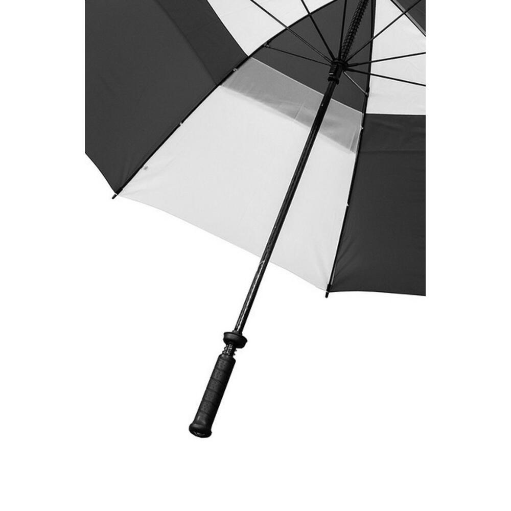 Double Canopy Golf Umbrella (Black/White) 3/4