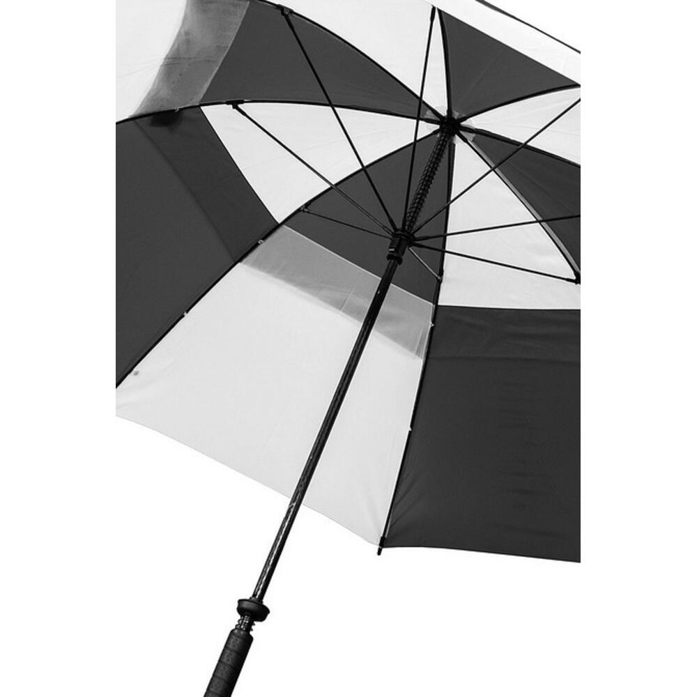 Double Canopy Golf Umbrella (Black/White) 4/4