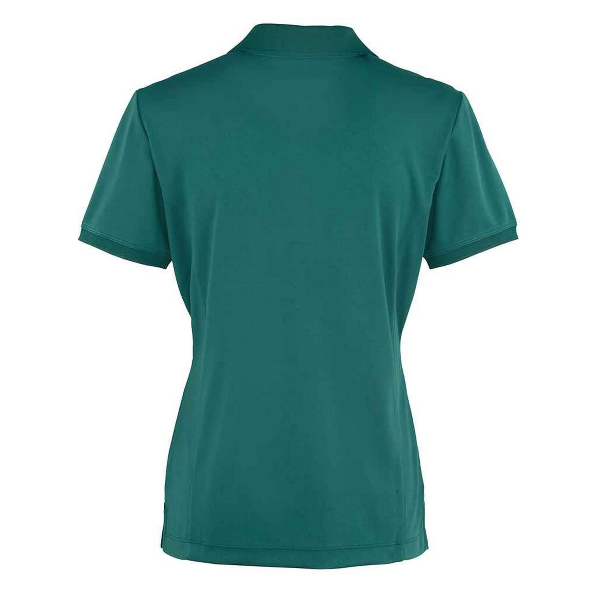 "Coolchecker" Poloshirt für Damen Flaschengrün 2/4