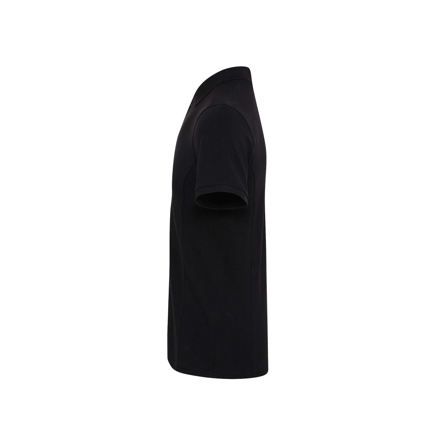 Mens Coolchecker Plus Pique Polo With CoolPlus (Black) 3/4