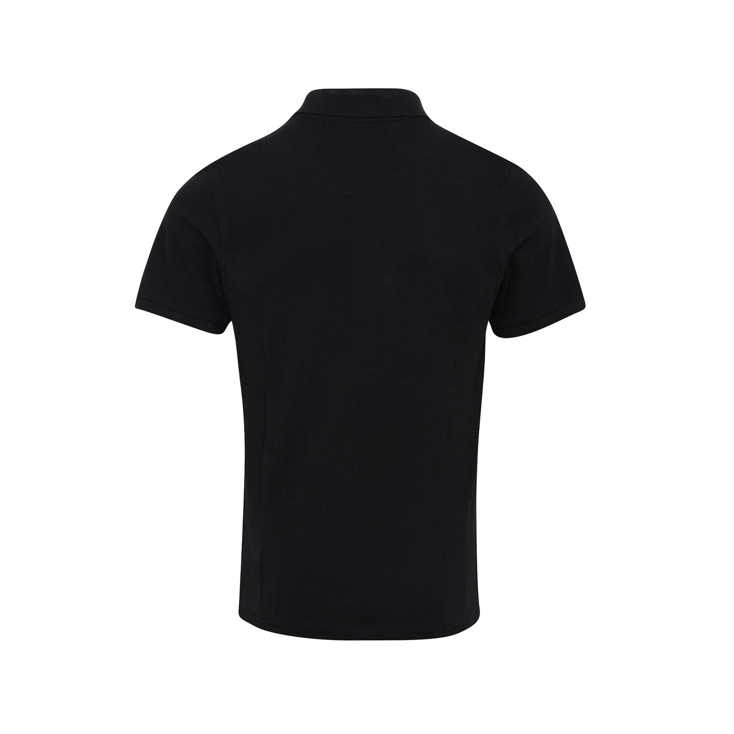 Mens Coolchecker Plus Pique Polo With CoolPlus (Black) 2/4