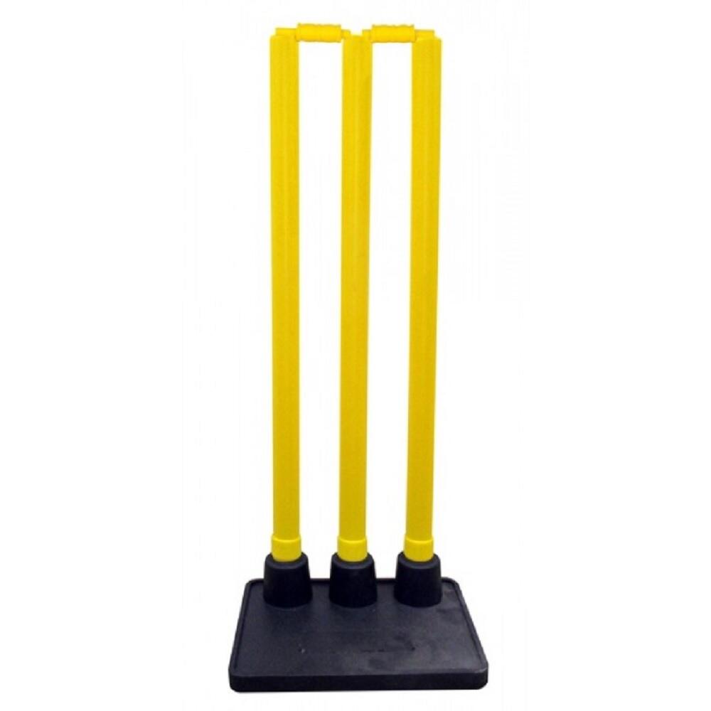 CARTA SPORT Plastic Cricket Stump Set (Yellow/Black)