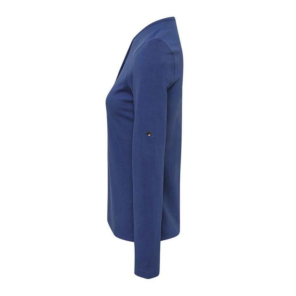T-Shirt de manga comprida John Roll para senhora/senhora (Indigo) 3/4