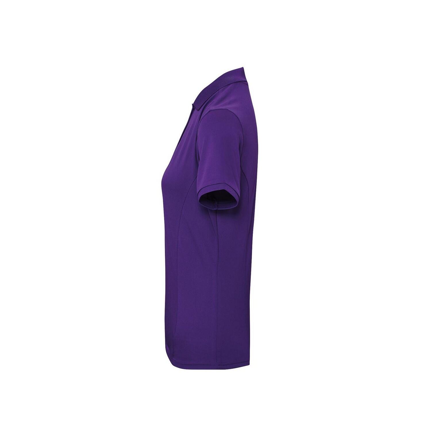 Maglietta Polo Plus Donna Premier Viola 3/4
