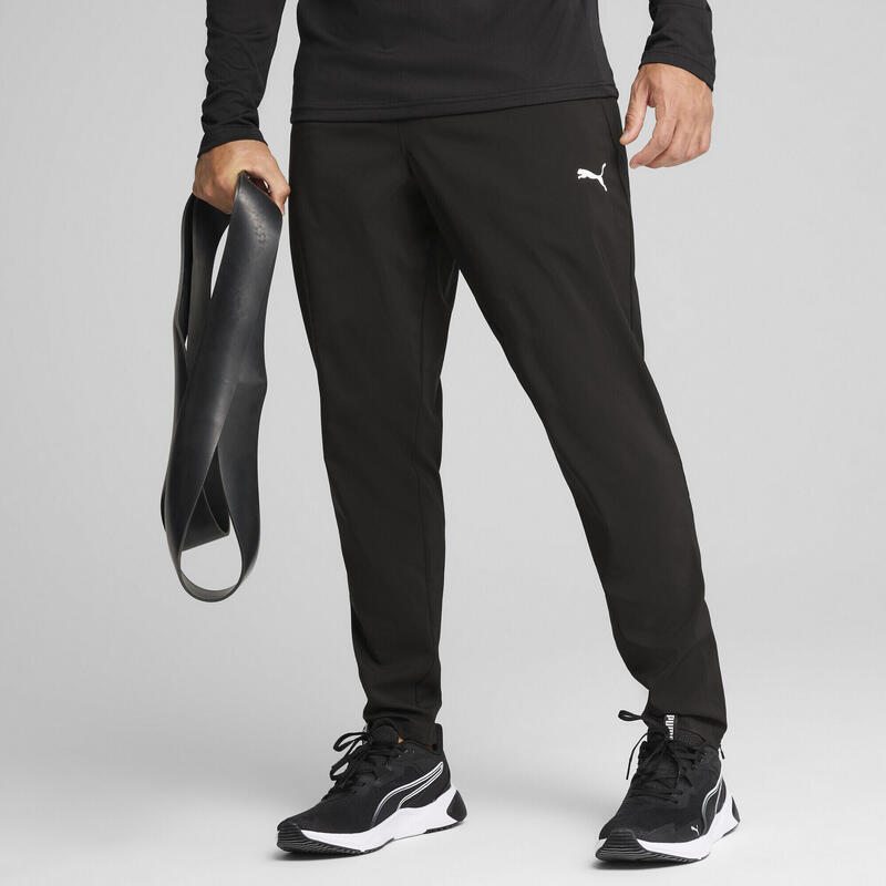 Pantalon Alergare Bărbați Tapered Fit TAD Essentials, Negru PUMA