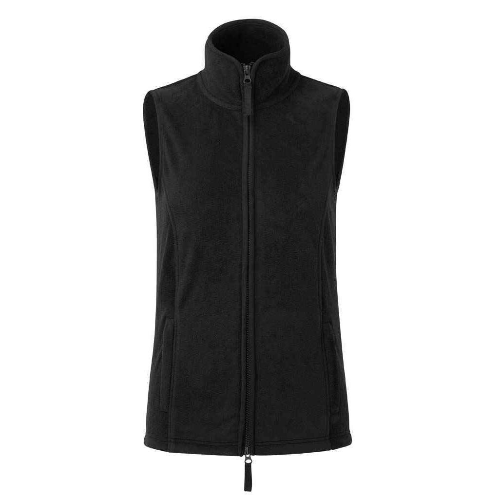 PREMIER Womens/Ladies Artisan Fleece Gilet (Black)