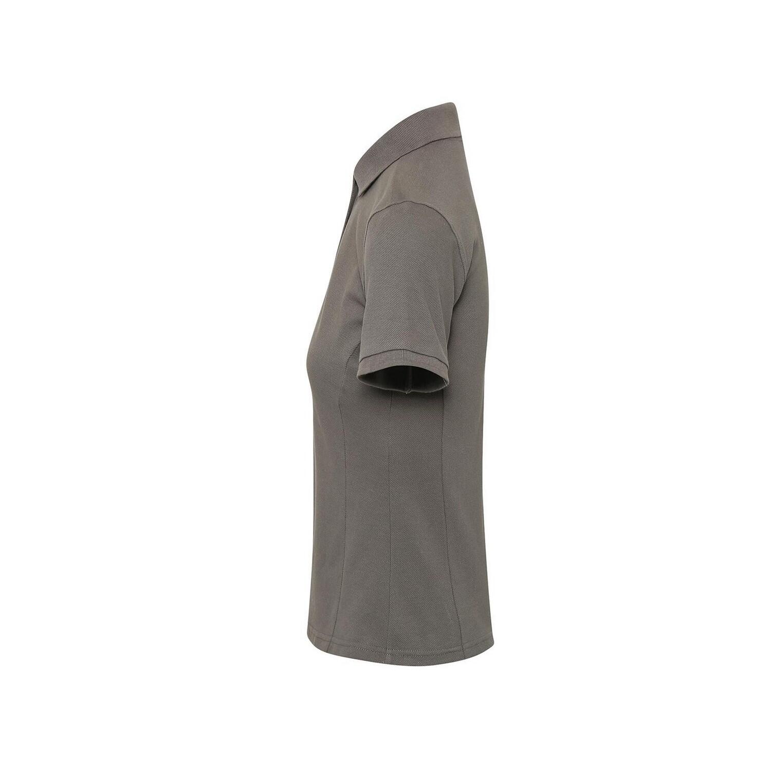Poloshirt für Damen Dunkelgrau 3/4