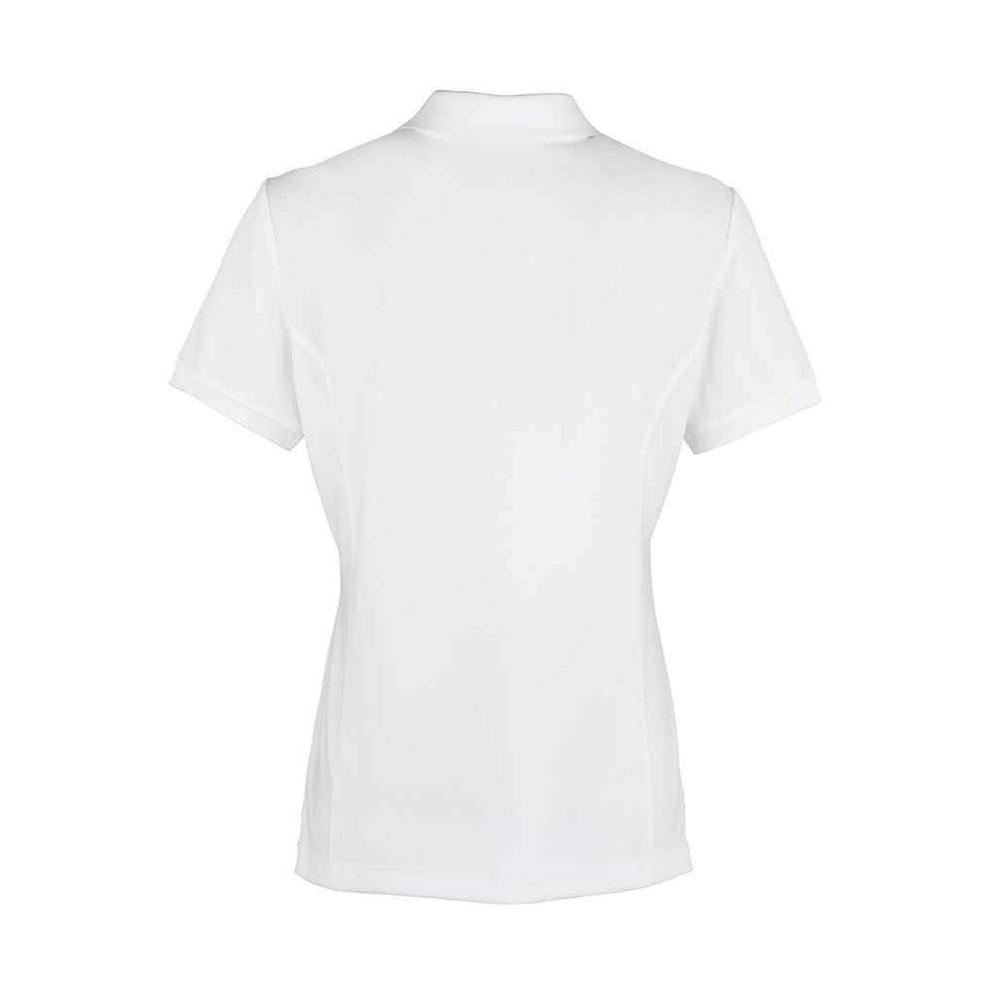 Maglietta Polo Donna Premier Coolchecker Bianco 2/4