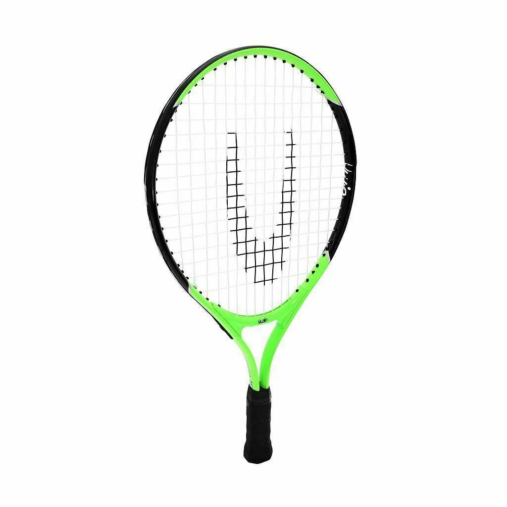 UWIN Childrens/Kids Champion Tennis Racket (Black/Lime Green)