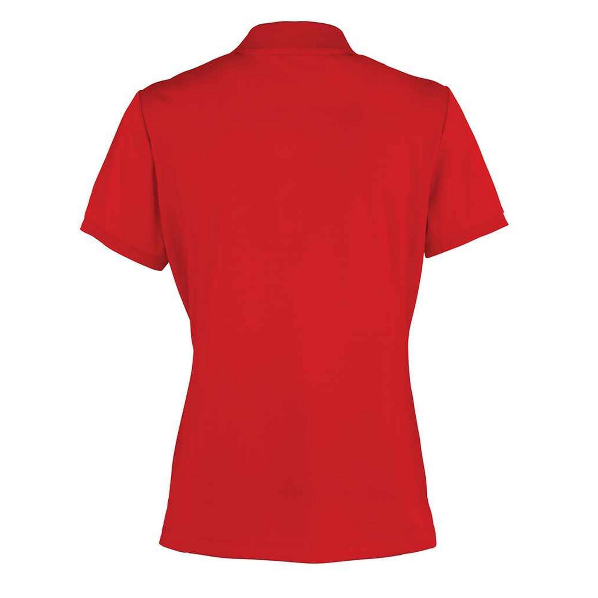 "Coolchecker" Poloshirt für Damen Rot 2/4