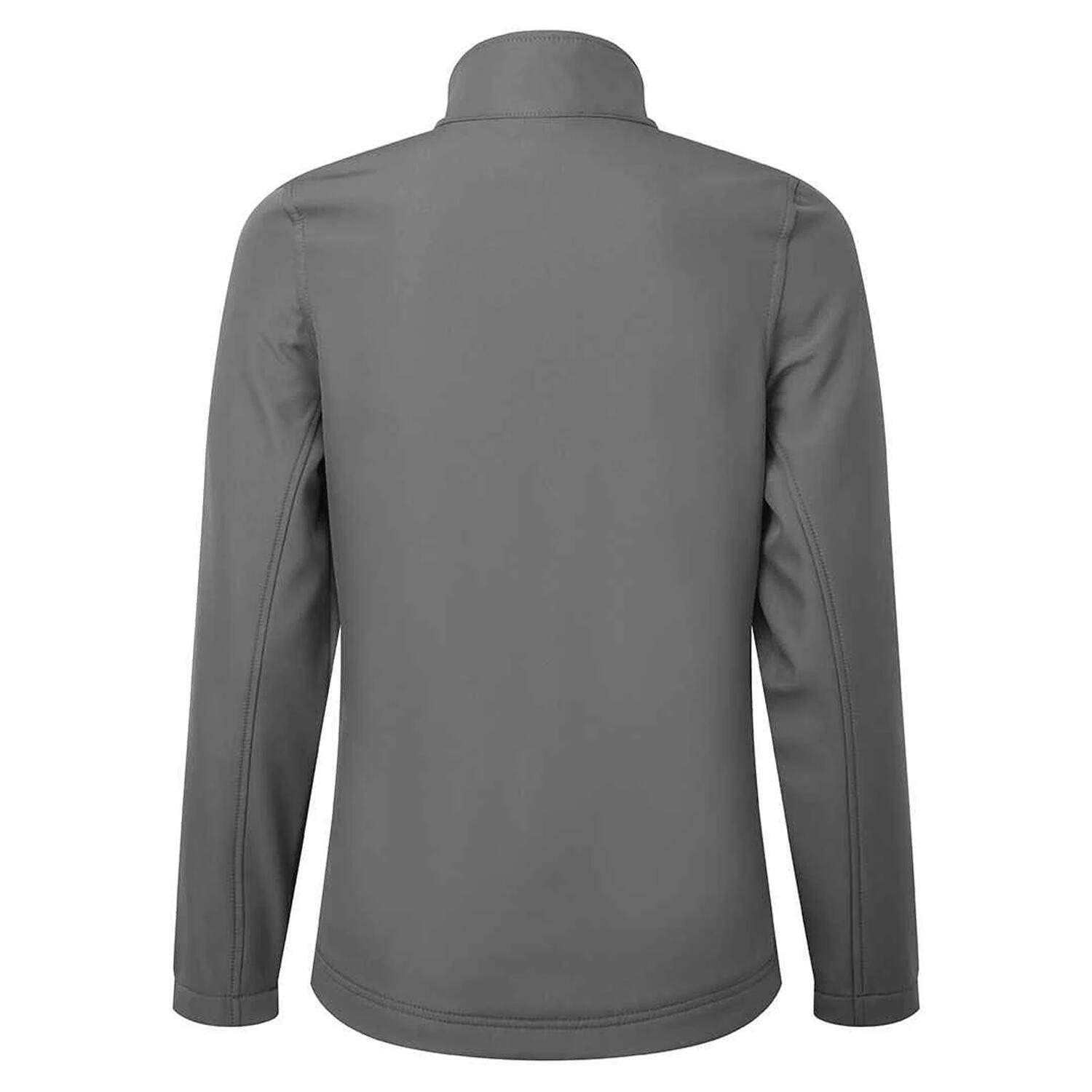 Giacca Soft Shell Stampabile Donna Premier Windchecker Grigio Scuro 2/3