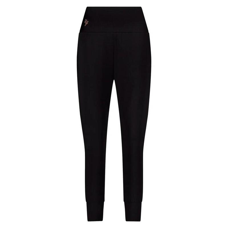 Pantalon de yoga coupe ample super confortable Bhumi - Noir Onyx