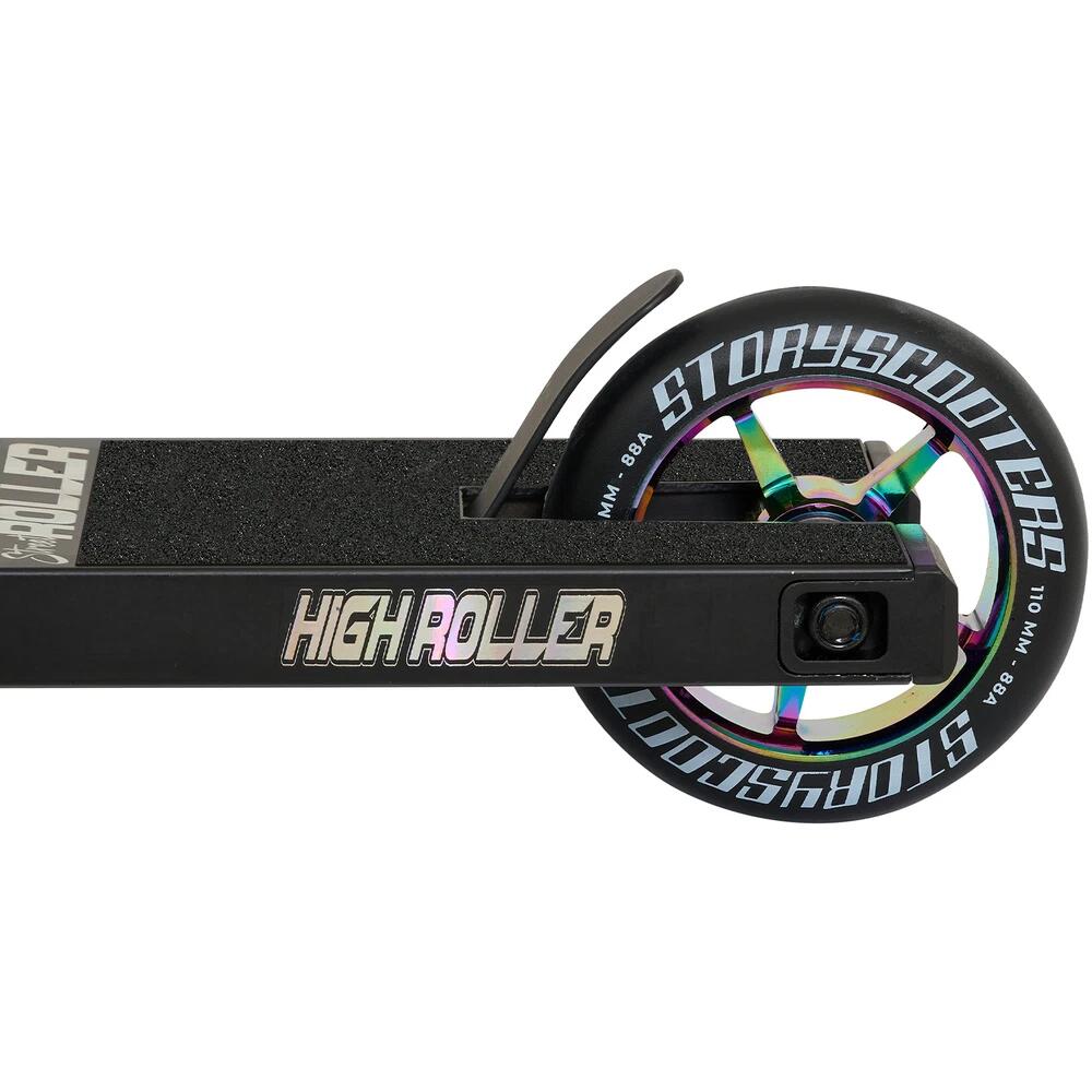 Story High Roller Street Stuntstep Black/ Neo 3/3