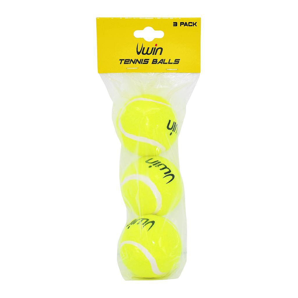 UWIN Trainer Tennis Balls (Pack Of 3) (Light Green)