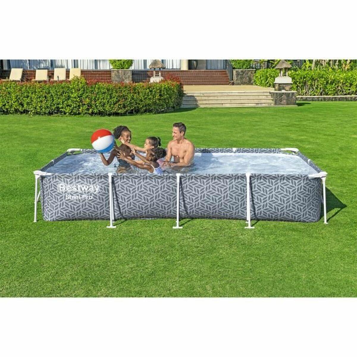 Piscina Gonfiabile Bestway Steel Pro Grigio 2/7