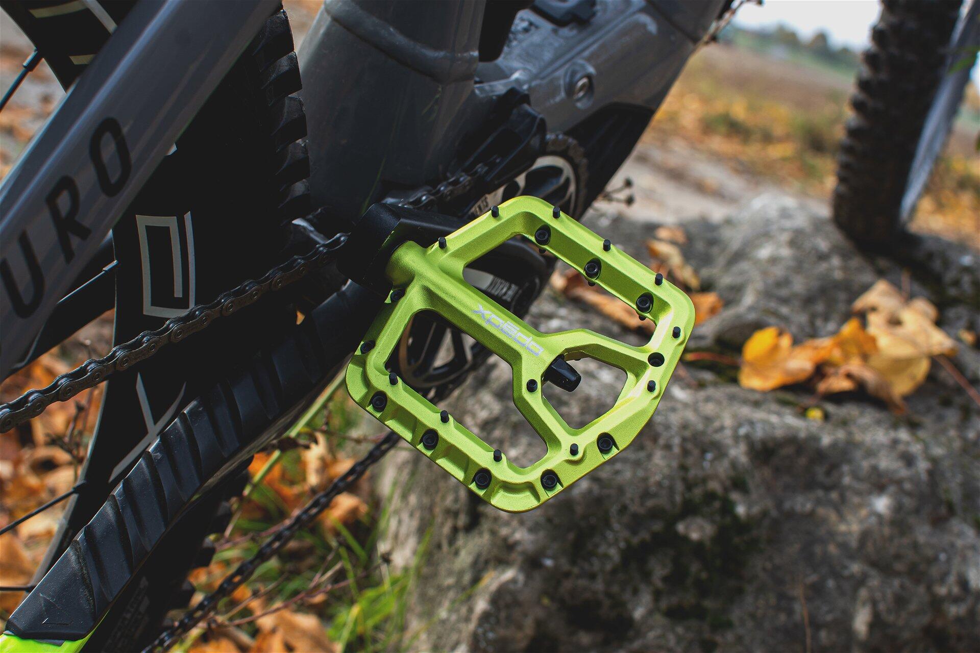 MTB/Plattform Pedal TRIDENT, limegreen, 9/16" 4/5
