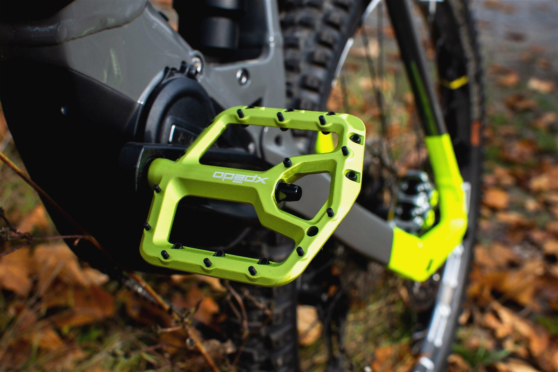 MTB/Plattform Pedal TRIDENT, limegreen, 9/16" 2/5