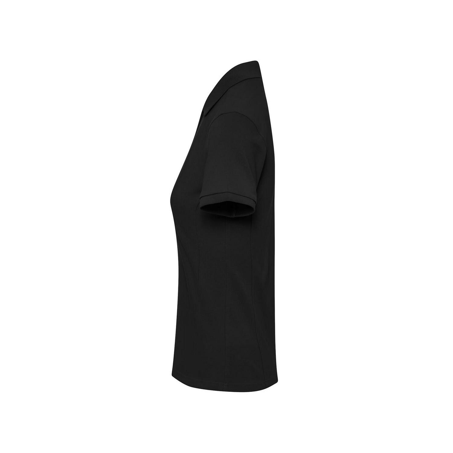 Poloshirt für Damen Schwarz 3/4