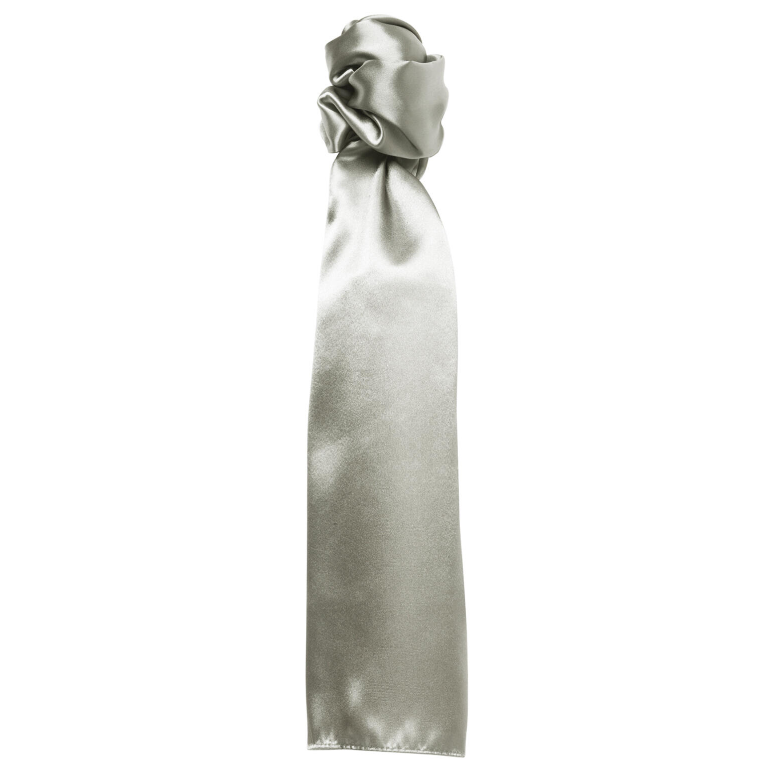 PREMIER Scarf Ladies/Womens Plain Business Scarf (Silver)