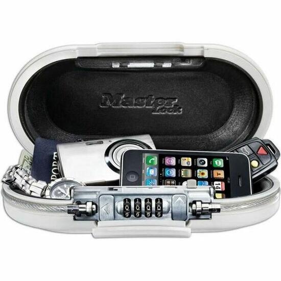 Coffre-Fort Portable avec Câble de Sécurité Master Lock 5900EURDWHT